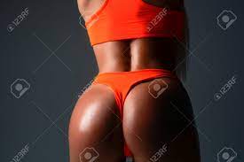 Woman Shows A Beautiful Nude Buttocks. Luxury Ass. Huge Buttocks. Sensual  Attractive Young Womans Ass. Hot Sexy Lingerie. Perfect Female Buttocks In  A Panties. Sexy Models Ass In A Bikini. Stock Photo,