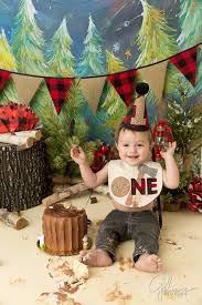 Unique Birthday Theme For 1 Year Old Boy Lumberjack Birthday Cake Smash 1 Year Old Gilmore Studios Orange County Newborn Photographer Cake Smash Photography Woodland Birthday Party Boy Woodland Birthday Party Lumberjack Birthday