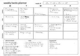 Weekly Bento Planner450 Jpg Bento Weekly Menu Planners Healthy Bento Box Lunch