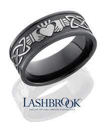 Mens Claddagh Ring Mens Wedding Rings Titanium Wedding Rings Rings For Men