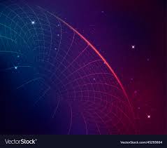 Concept of black hole graphic wireframe shape Vector Image
