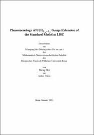 We did not find results for: Phenomenology Of U 1 Lmu Ltau Gauge Extension Of The Standard Model At Lhc