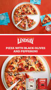 Pizza With Black Olives And Pepperoni Lindsay Recipe Pizza Recipes Easy Pizza Pepperoni