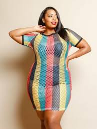 Rasta Fishnet Plus Size Mini Dress Plus Size Mini Dresses Plus Size Clubwear Fishnet Mini Dress