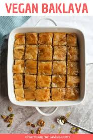 Vegan Baklava Recipe In 2020 Vegan Baklava Desserts Dessert Recipes