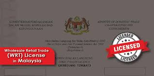 So, to complete the registration process you must choose a specific industry that is dedicated by the government of. Wrt License In Malaysia Wholesale Retail Trade License Malaysia