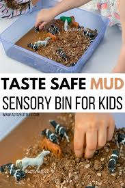 Mud (now mud ii) are an english glam rock band, formed in february 1966. Simple Taste Safe Mud Sensory Bin For Kids Active Littles