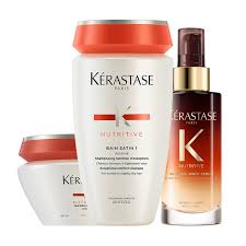 Extreme hair growth combo strengthens your hair follicles to maximize your growth. Kerastase Kit Nutritive Irisome Bain 1 Fine Hair Mask Night Serum Trilabshop Com