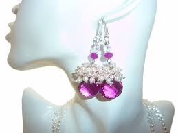 Goutte d'eau cristal collier boucle d'oreille bracelet bague parure de bijoux (1935704135). Boucles D Oreille Haute Couture Quartz Fushia Perles Cristal Swarovski Nacre Boucles D Oreille Par L Ateli Boucles D Oreilles Roses Fushia Boucle D Oreille