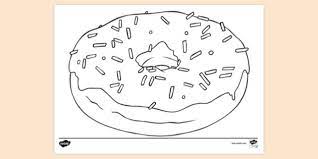 1 teaspoon ground turmeric purple food coloring; Free Easy Food Colouring Page Colour A Doughnut Resource