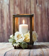 5 out of 5 stars. Reclaimed Wood Candle Lantern Centerpiece Rustic Wedding Etsy