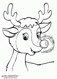 Printable coloring and activity pages are one way to keep the kids happy (or at least occupie. Rudolph The Red Nosed Reindeer Coloring Page Print Color Fun