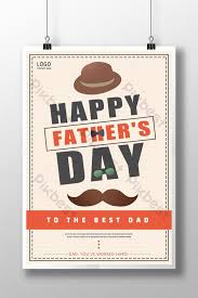 Ucapan selamat hari dokter nasional untuk ayah. Simple Creative Happy Fathers Day Poster Psd Free Download Pikbest