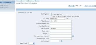 You can change your contact details straight away in the barclays app 1, in online banking, on the phone or in a branch. Complete Bank Setups Oracle Apps Reference