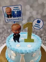 For birthdays and beyond, no matter what you're celebrating, this online portal has everything you could ever want when you're throwing the best party ever. Boss Baby 1st Birthday Cake Addicts By Vaidehi Shah Facebook