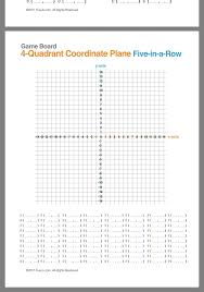 Pin By Enkhtuya On 4rd Grade Coordinate Plane Coordinates Five In A Row