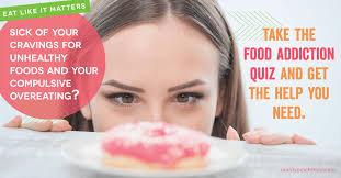 Food addiction infographic & food addiction quiz. Food Addiction Quiz Marilyn Mckenna It Matters