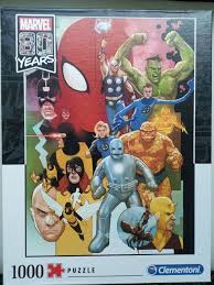 Un puzzle impossible de 1000 pièces de dimensions 69 x 50 cm. Marvel 1000 Jigsaw Puzzle Clementoni 80 Years Collection Everything Else On Carousell