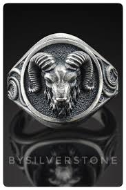 Men Ram Ring Silver Ram Head Rings Aries Men Ring Signet Etsy In 2020 Rings For Men Aries Men Mens Jewelry