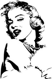 Maybe you would like to learn more about one of these? Marilyn Monroe Silhouette Version 3 Vinyl Wall Art Decal 23 99 Via Etsy Lapis De Desenho Imagens Femininas Ideias Para Pintura