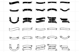 Download Vintage Banners For Text Svg Ribbon Cutting Files 886481 Cut Files Design Bundles