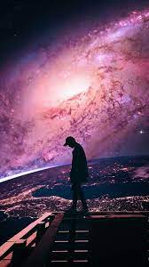 Alone hd wallpaper free download. A Galaxy Boy Scenery Wallpaper Beautiful Landscape Wallpaper Anime Scenery