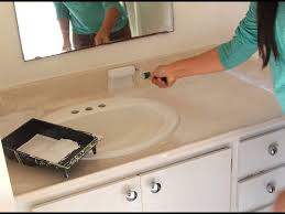 Old Bathroom Countertop Vanity Sink