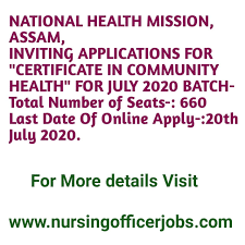 Community Health Officer Jobs In India In 2020 Nurse Office Nursing Jobs Nurse Tutor