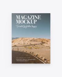 Download Textured Magazine Mockup In Stationery Mockups On Yellow Images Object Mockups PSD Mockup Templates