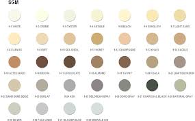 Systematic Champagne Beige Poly Color Chart 2019