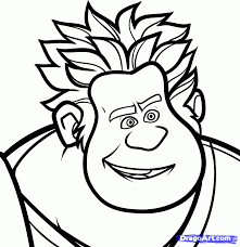 How To Draw Ralph From Disney S Wreck It Ralph Wreck It Ralph Drawings Disney Drawings