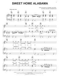 Heres how to play home sweet home by motley crue on piano tutorial. Lynyrd Skynyrd Sweet Home Alabama Sheet Music Pdf Notes Chords Rock Score Lead Sheet Fake Book Download Printable Sku 187326