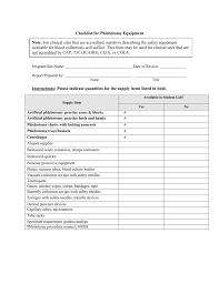 4.7 out of 5 stars. Checklist For Phlebotomy Equipment