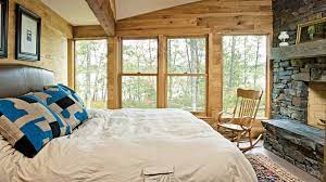 Most are built with the big, thick logs that create an iconic look. Cabin Bedroom Design Ideas