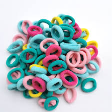 Scrunchies make great accessories to any outfit! 100pcs Lot Kids Baby Girls Hair Elastic Tie Bands Colorful Mini Seamless Ponytail Holder No Crease No Damage Hair Accessories Girl S Hair Accessories Aliexpress