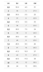 size chart moccasins canada