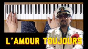 L Amour Toujours Piano Tutorial Intermediate Piano Tutorial Piano Tutorials Tutorial