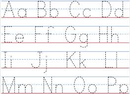 The spruce / ellen lindner printable letters and numbers are useful for a vari. Free Printable Alphabet Letters Trace Novocom Top