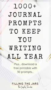 More Than 1064 Journal Writing Prompts Journal Writing Prompts