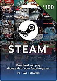 Amazon Com Steam Gift Card 100 Pc Video Games Wallet Gift Card Gift Card Generator Free Gift Card Generator