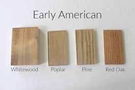 How 10 Different Stains Look On Different Pieces Of Wood Within The Grove Stain On Pine Oak Floor Stains Wood Stain Colors
