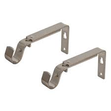 Check spelling or type a new query. Pillar 16mm Brushed Chrome Curtain Rod Bracket 2 Pack Bunnings Australia