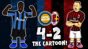 Inter milan live score (and video online live stream*) starts on 27 jan 2021 at 11:00 utc time in here on sofascore livescore you can find all inter vs milan previous results sorted by their h2h. 4 2 Inter Vs Ac Milan The Cartoon Comeback Milan Derby Goals Highlights Milano Youtube