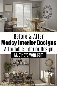 Modsy Design Before And After Dining Room Ideas From Modsy Shop Interiors Affordable Interior Design Interior Design Courses