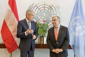 Alexander „sascha van der bellen (* 18 january 1944 in vienna) is an austrian politician for the green party and since june 2016, also the. Guterres And Van Der Bellen Demand Vaccines For Poor Countries Vindobona Org Vienna International News