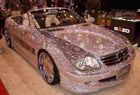 Pink Glitter Mercedes Cute Cars Pink Car Bling