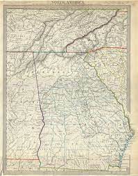 North America Sheet XII. Georgia, With Parts Of North And South Carolina,  Tennessee, Alabama And Florida.: Geographicus Rare Antique Maps