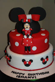 I used dowels in between each tier to make sure that it didn't collapse on itself. Minnie Mouse Cakes Decoration Ideas Little Birthday Cakes