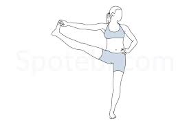 Extended Hand To Big Toe Pose Utthita Hasta Padangusthasana In 2020 Workout Guide Poses Workout Songs