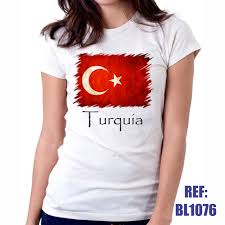 A lenda mais aceita pela população. Camiseta Baby Look Turquia Bandeira Pais No Elo7 Web Print Estamparia Ltda Me 129bb42
